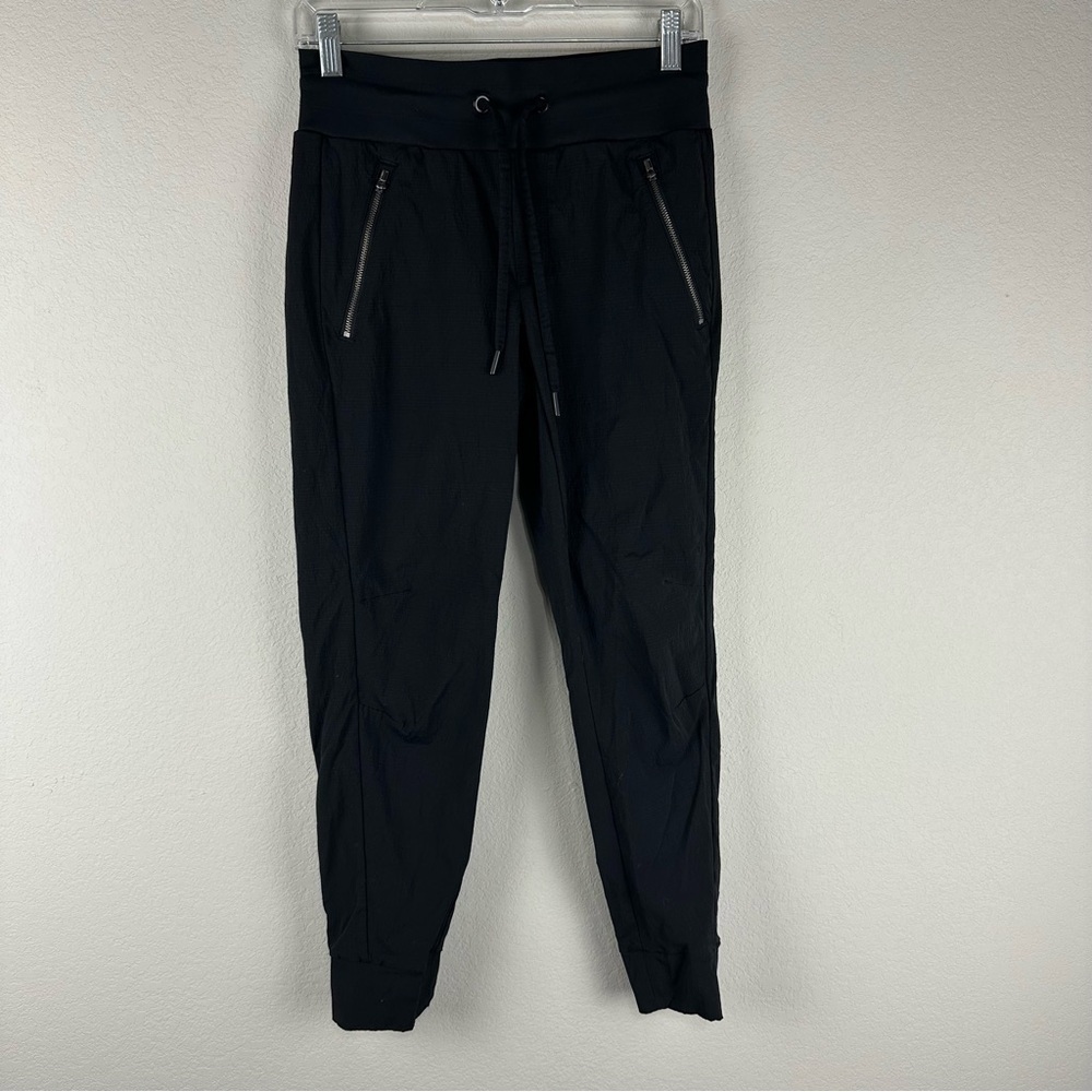 Athleta Black Trekkie North Athletic Athleisure Joggers Pants Size 0